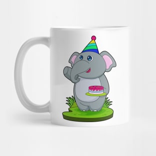 Elephant Party hat Cake Mug